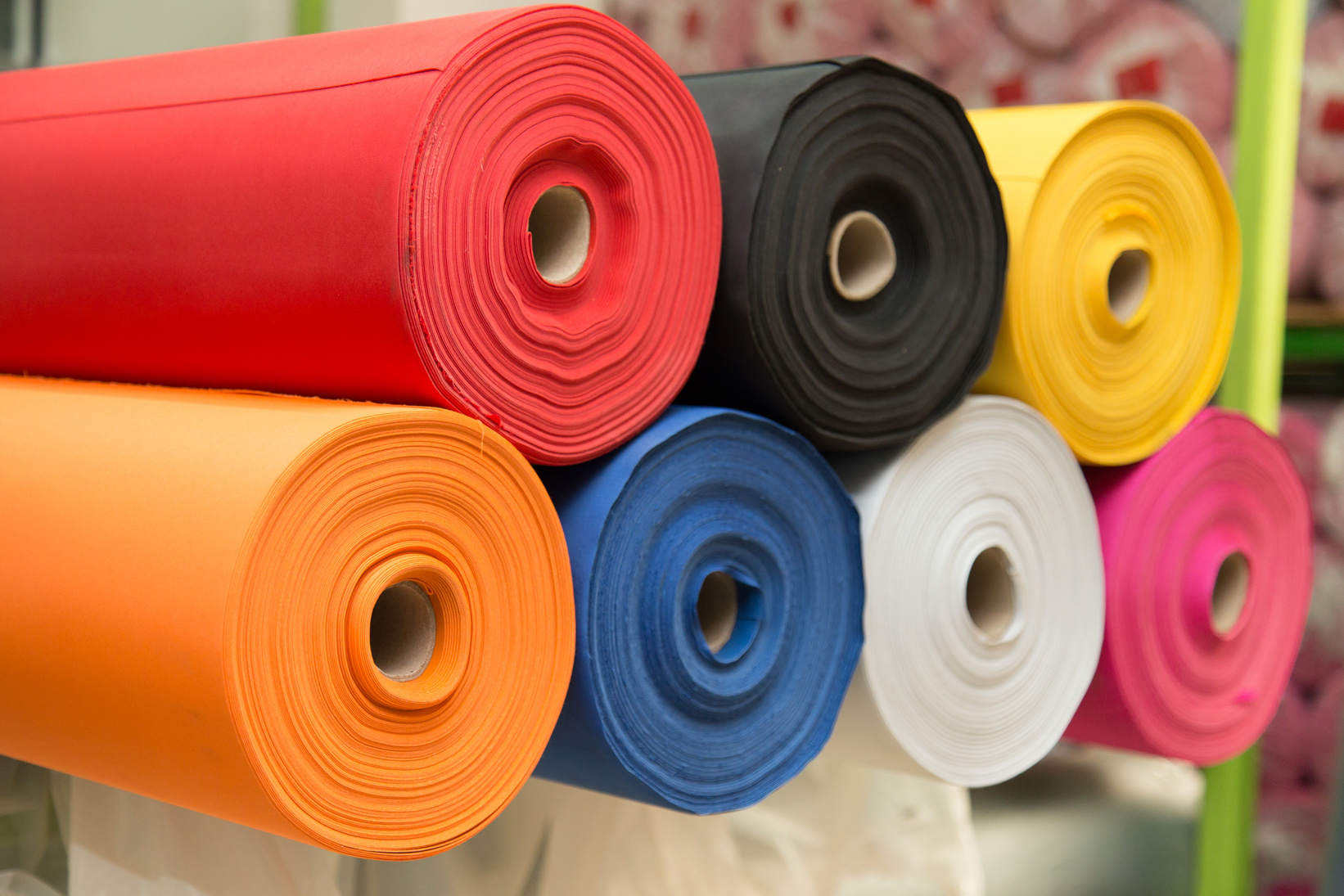 Colorful non-woven fabric rolls - material fabric